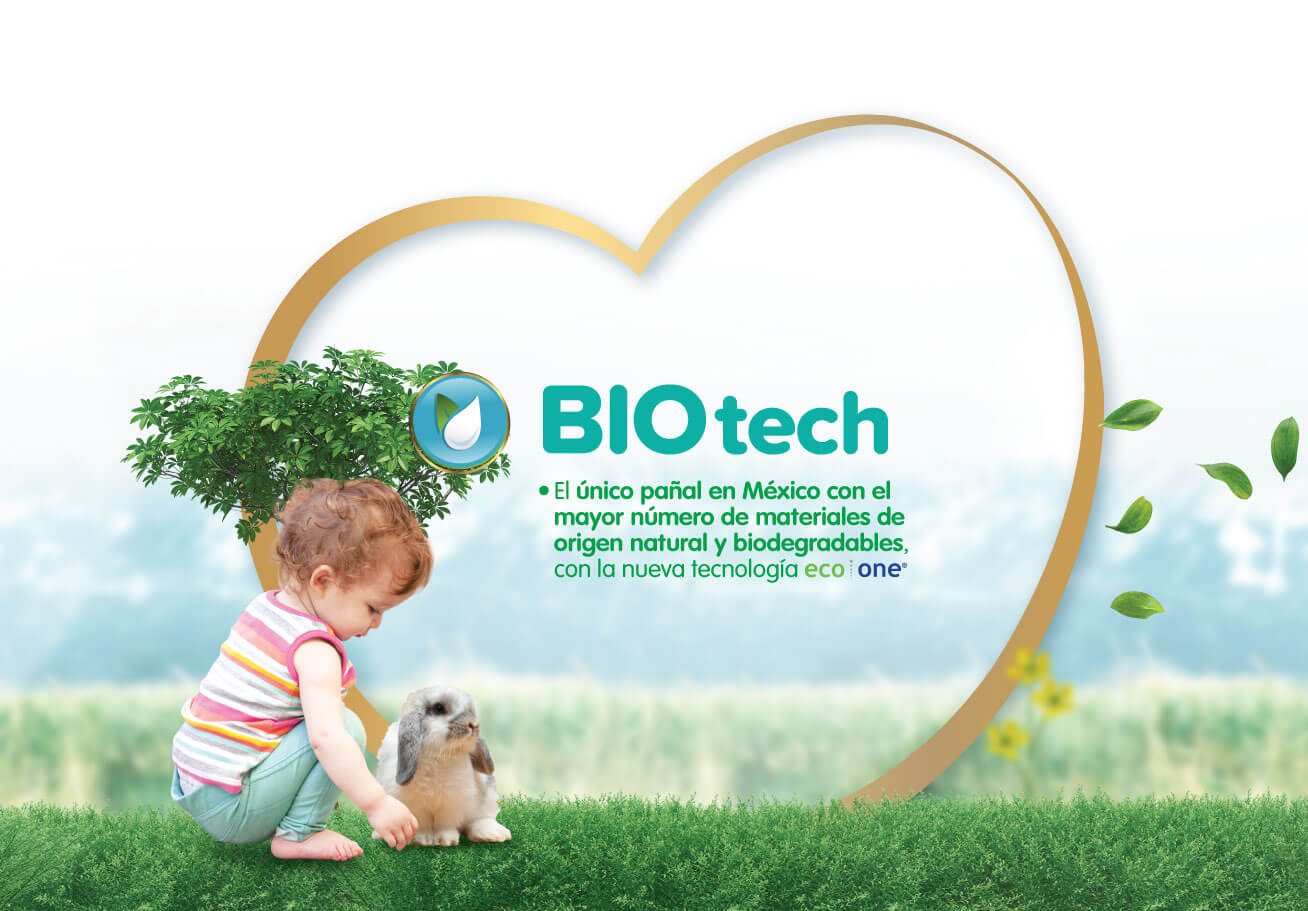 BIOtech Pañal con tecnología Eco One